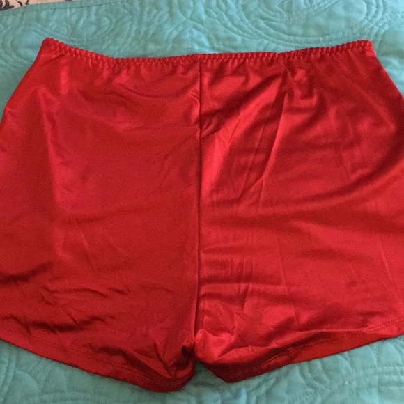 vassarette Intimates & Sleepwear Nwt Vassarette Red Satin Undershapers Boy Short Poshmark